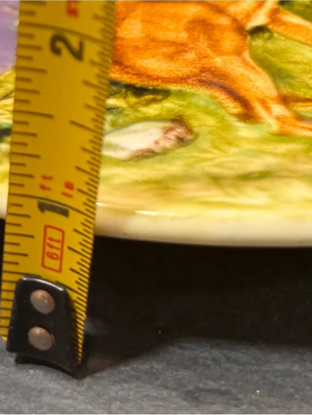 VTG German Majolica Relief 9.5